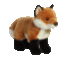 Fox plushie spinning.